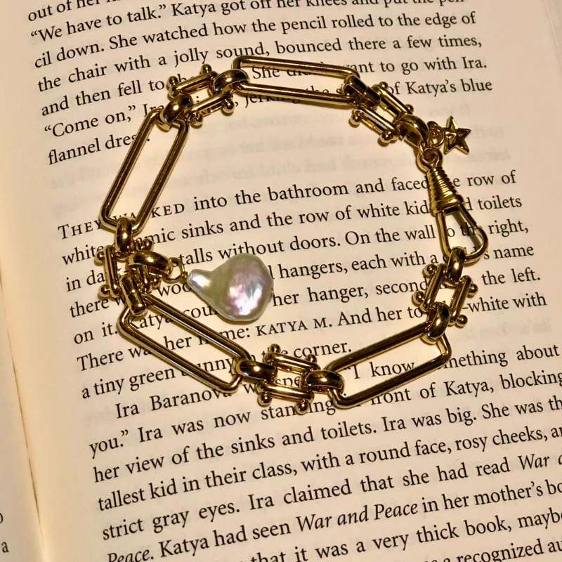 Bracelet collection Baroque Imaï doré à l'or 24 carats
