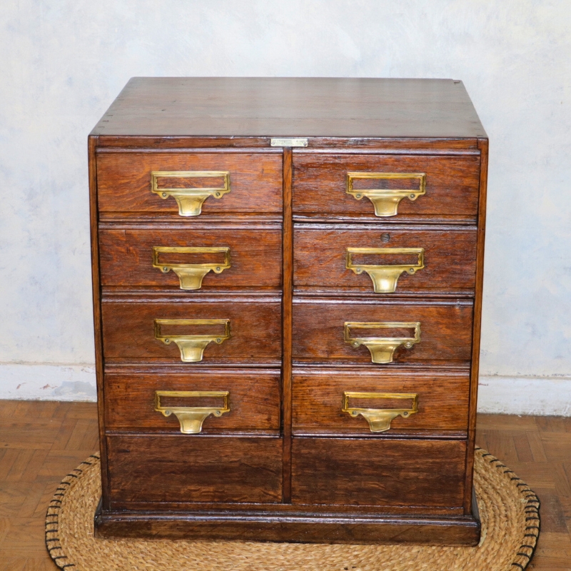Meuble Ancien – "Shannon Letter Filing Cabinet" (XIXe – Début XXe siècle)