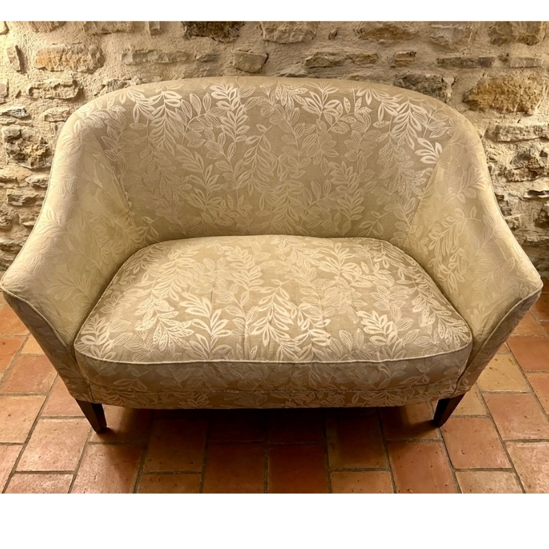 canapé causeuse toile de mayenne